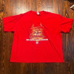 American Vintage  4XL Vintage MLB T-Shirt Red Oversized